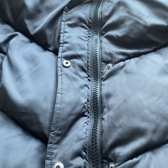 Universal Standard J Crew Black Chevron Puffer Jacket 2X Neutral Warm Classic - Picture 6 of 11